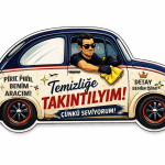 Retro Araba Magnet Açacak