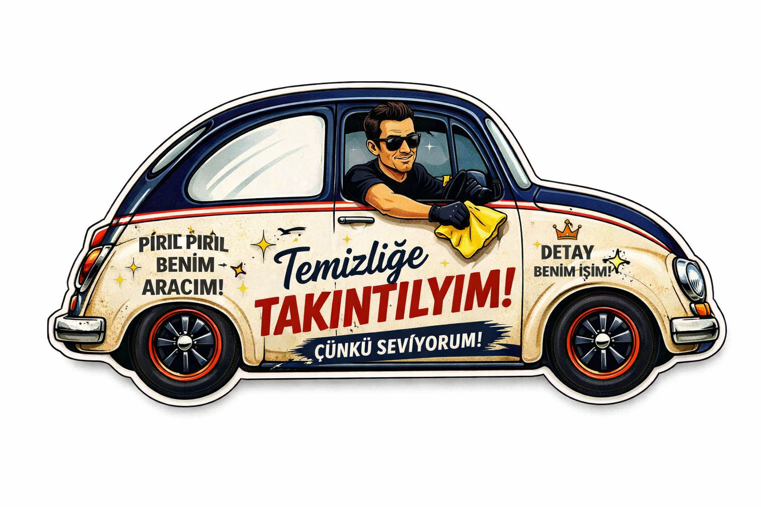 Retro Araba Magnet Açacak